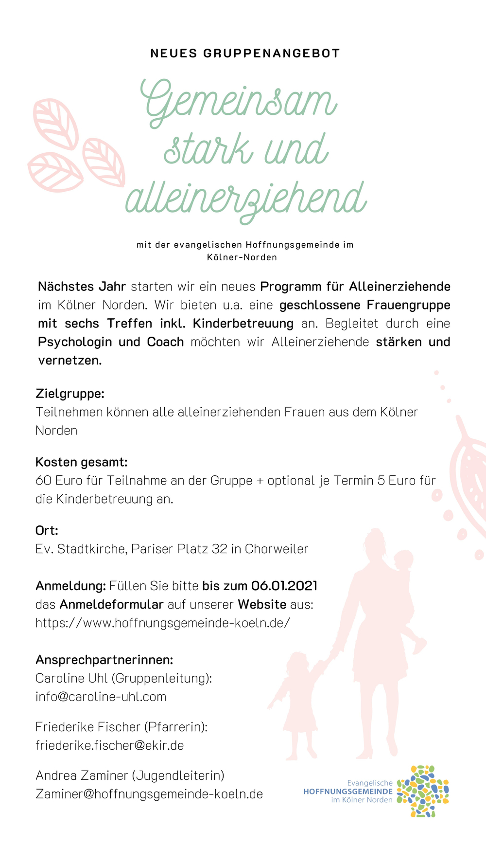 Gruppenangebot alleinerziehend 1