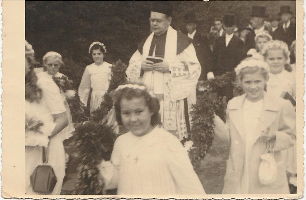 Einführung von Pfarrer Dr. Schilling im September 1950